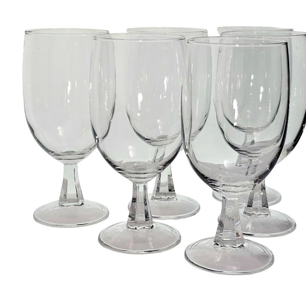6 Cristal DArques Grand Noblesse Iced Tea Glasses 7" minimalist simplicity clean - Picture 3 of 9